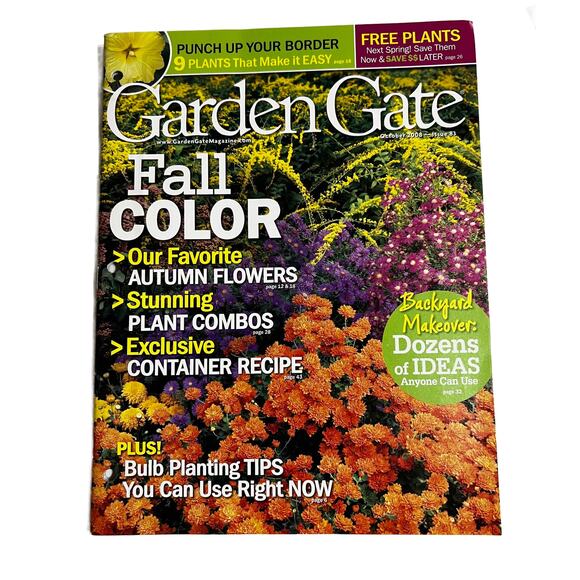 Garden Gate Gardening Back Issues October 2008 Issue 83 - Picture 1 of 1